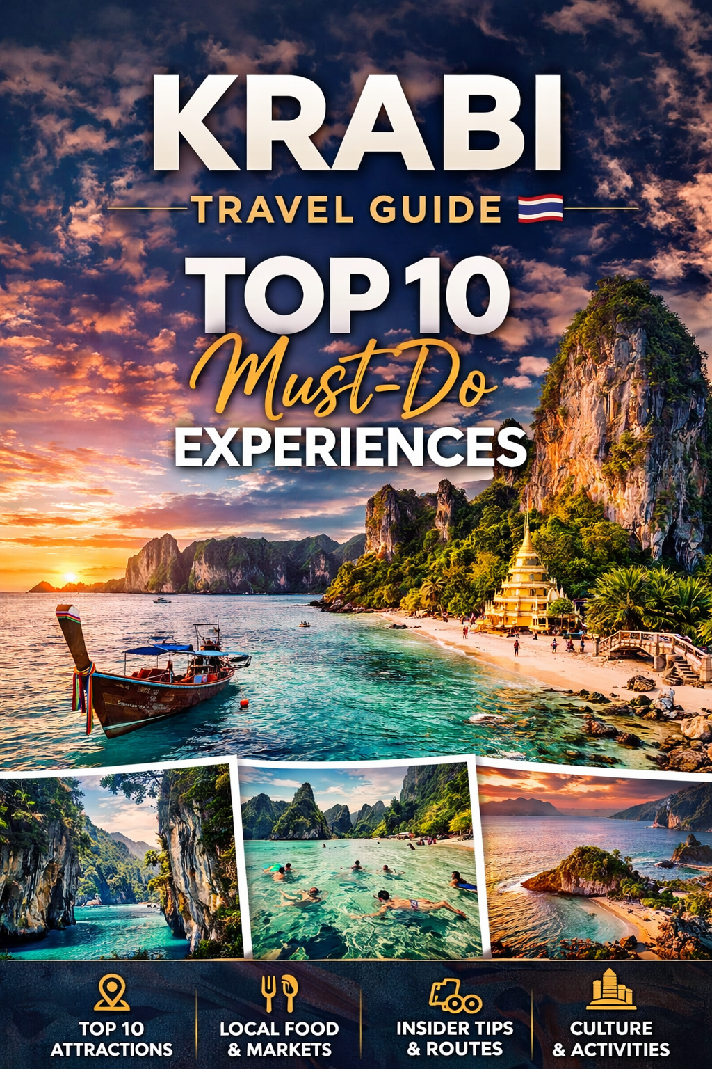 Krabi Travel Guide 🇹🇭 – Top 10 Must-Do Experiences