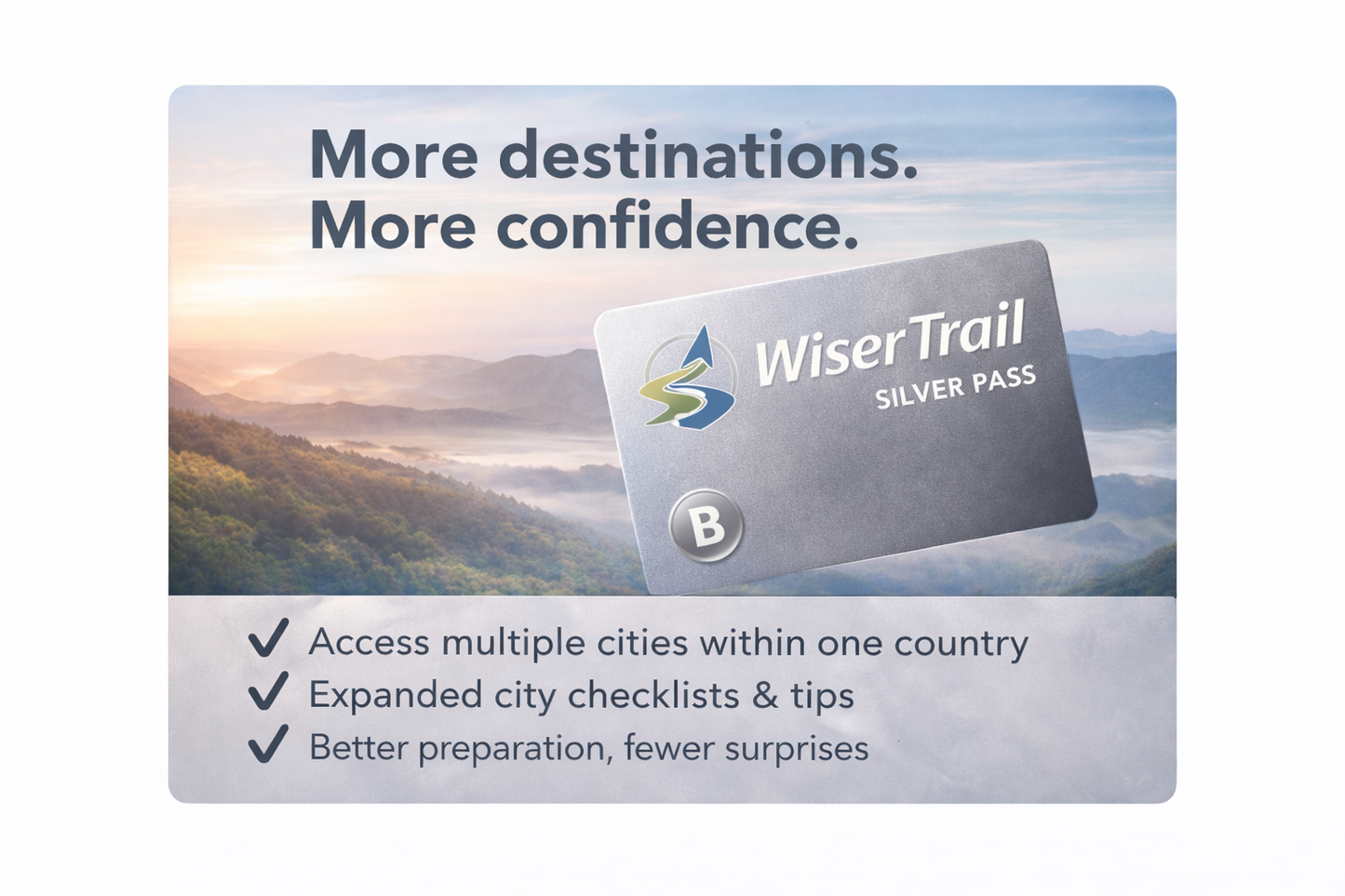 🥈 WiserTrail Silver Pass